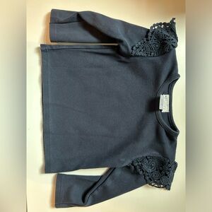 Love Henry Lace Sleeve Top